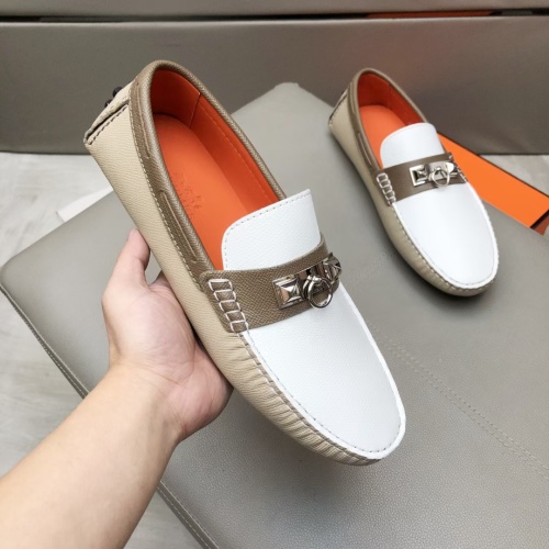 Hermes Leather Shoes For Men #1195936 $96.00 USD, Wholesale Replica Hermes Leather Shoes