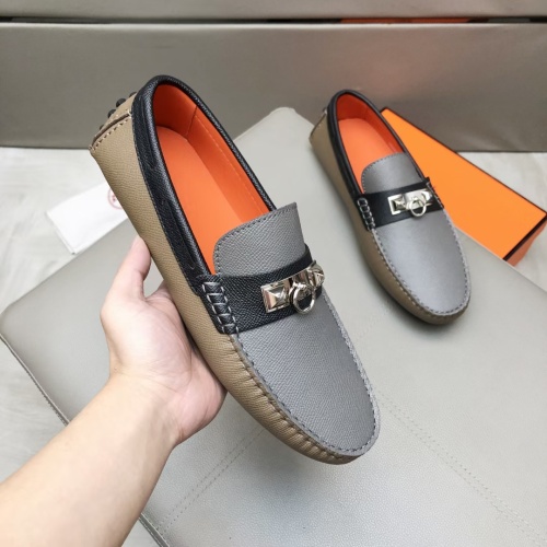 Hermes Leather Shoes For Men #1195937 $96.00 USD, Wholesale Replica Hermes Leather Shoes