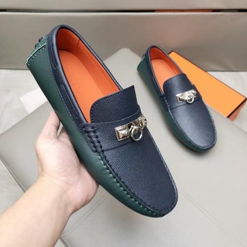 Hermes Leather Shoes For Men #1195938 $96.00 USD, Wholesale Replica Hermes Leather Shoes