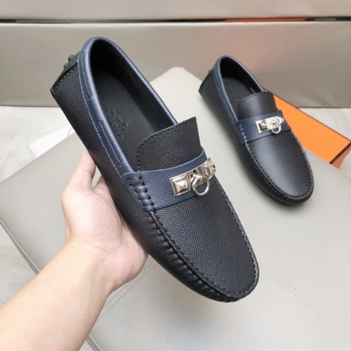 Hermes Leather Shoes For Men #1195940 $96.00 USD, Wholesale Replica Hermes Leather Shoes