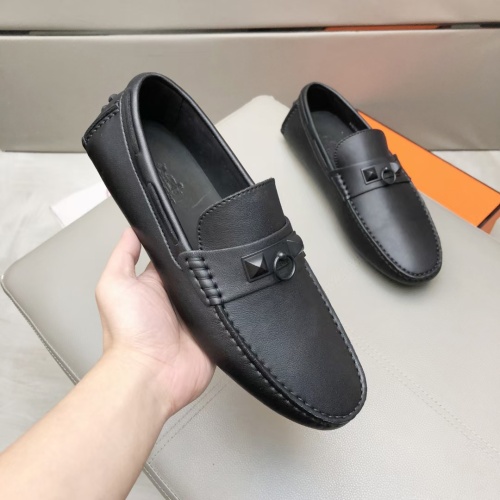 Hermes Leather Shoes For Men #1195944 $96.00 USD, Wholesale Replica Hermes Leather Shoes