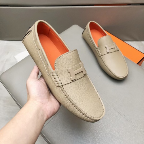 Hermes Leather Shoes For Men #1195947 $96.00 USD, Wholesale Replica Hermes Leather Shoes