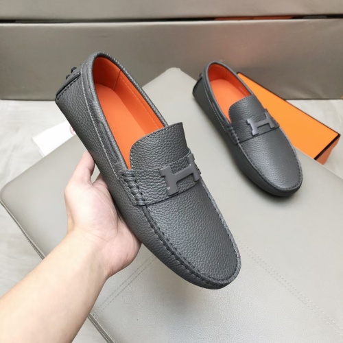 Hermes Leather Shoes For Men #1195956 $96.00 USD, Wholesale Replica Hermes Leather Shoes