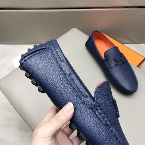 Replica Hermes Leather Shoes For Men #1195957 $96.00 USD for Wholesale