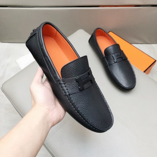 Hermes Leather Shoes For Men #1195958 $96.00 USD, Wholesale Replica Hermes Leather Shoes