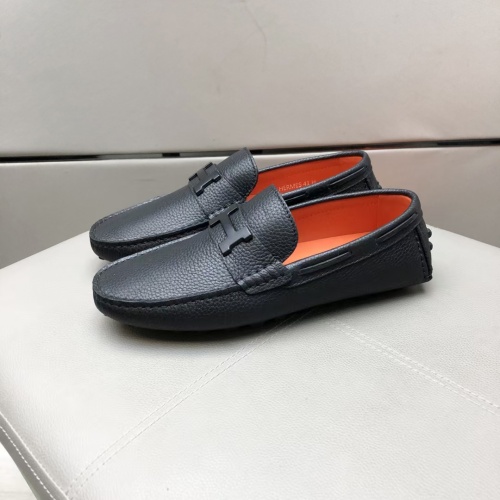 Replica Hermes Leather Shoes For Men #1195958 $96.00 USD for Wholesale