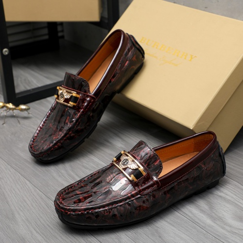 Burberry Leather Shoes For Men #1195982 $68.00 USD, Wholesale Replica Burberry Leather Shoes