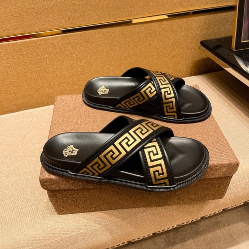 Versace Slippers For Men #1196020 $45.00 USD, Wholesale Replica Versace Slippers