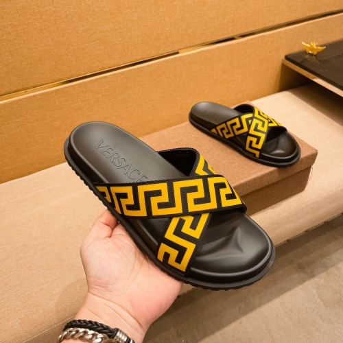 Replica Versace Slippers For Men #1196022 $52.00 USD for Wholesale