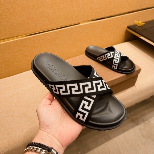 Replica Versace Slippers For Men #1196024 $52.00 USD for Wholesale