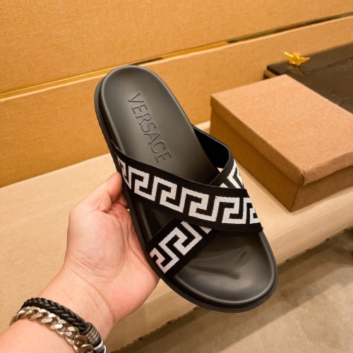 Replica Versace Slippers For Men #1196024 $52.00 USD for Wholesale