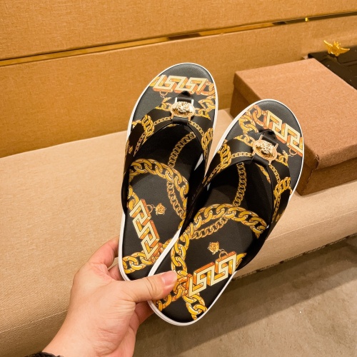 Replica Versace Slippers For Men #1196045 $48.00 USD for Wholesale