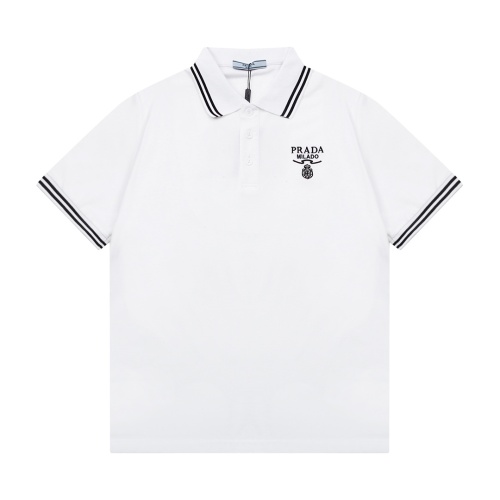 Prada T-Shirts Short Sleeved For Men #1196046 $45.00 USD, Wholesale Replica Prada T-Shirts