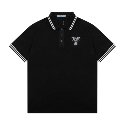 Prada T-Shirts Short Sleeved For Men #1196048 $45.00 USD, Wholesale Replica Prada T-Shirts