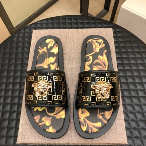 Replica Versace Slippers For Men #1196053 $48.00 USD for Wholesale