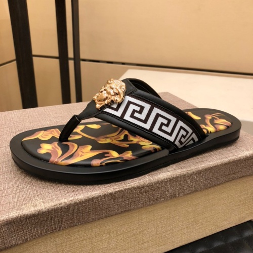 Replica Versace Slippers For Men #1196056 $48.00 USD for Wholesale