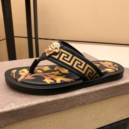 Replica Versace Slippers For Men #1196057 $48.00 USD for Wholesale