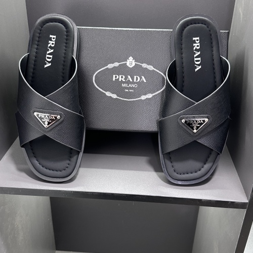 Replica Prada Slippers For Men #1196074 $48.00 USD for Wholesale