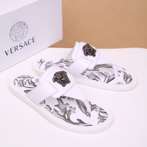 Replica Versace Slippers For Men #1196102 $48.00 USD for Wholesale