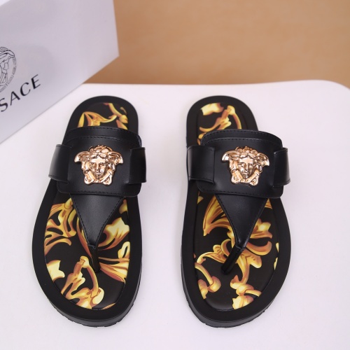 Replica Versace Slippers For Men #1196103 $48.00 USD for Wholesale