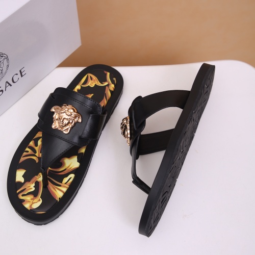 Replica Versace Slippers For Men #1196103 $48.00 USD for Wholesale