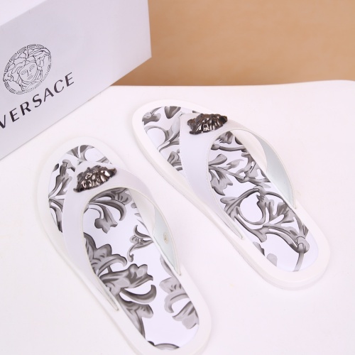 Replica Versace Slippers For Men #1196104 $48.00 USD for Wholesale