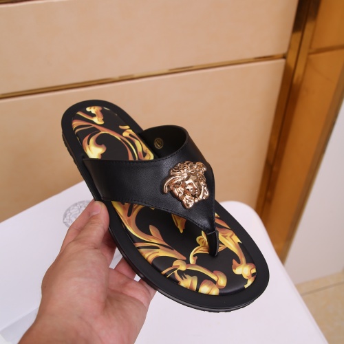 Replica Versace Slippers For Men #1196105 $48.00 USD for Wholesale