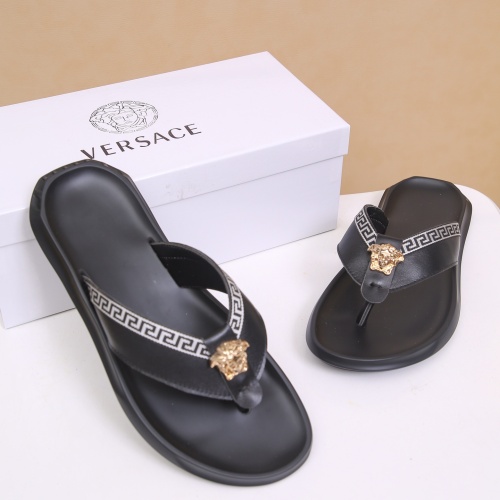 Replica Versace Slippers For Men #1196108 $42.00 USD for Wholesale
