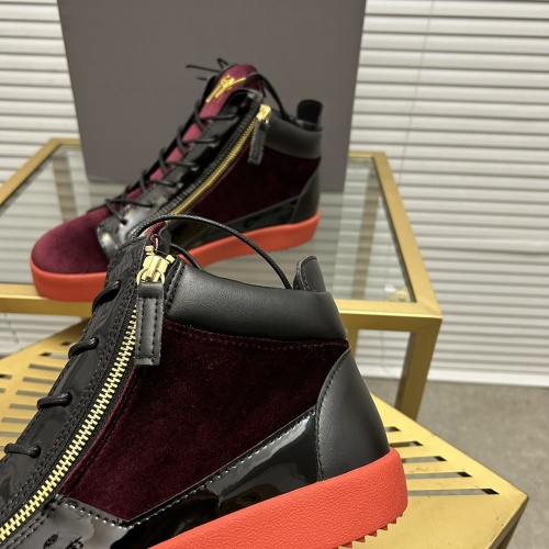 Replica Giuseppe Zanotti High Tops Shoes For Men #1196109 $96.00 USD for Wholesale