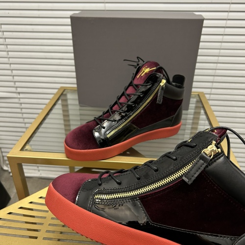Replica Giuseppe Zanotti High Tops Shoes For Women #1196111 $96.00 USD for Wholesale