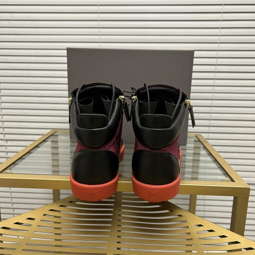 Replica Giuseppe Zanotti High Tops Shoes For Women #1196111 $96.00 USD for Wholesale