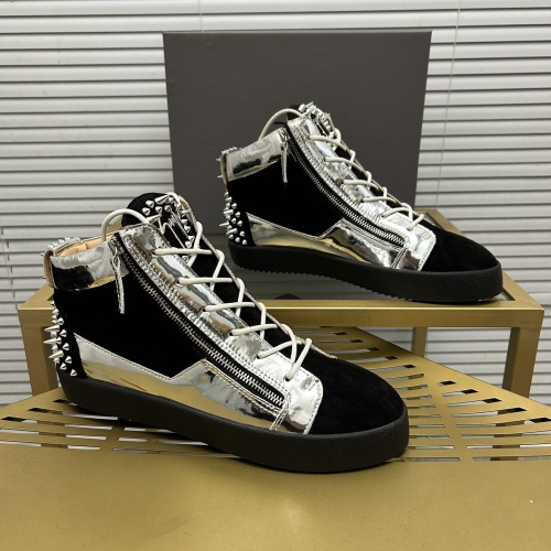 Giuseppe Zanotti High Tops Shoes For Men #1196112 $102.00 USD, Wholesale Replica Giuseppe Zanotti High Tops Shoes
