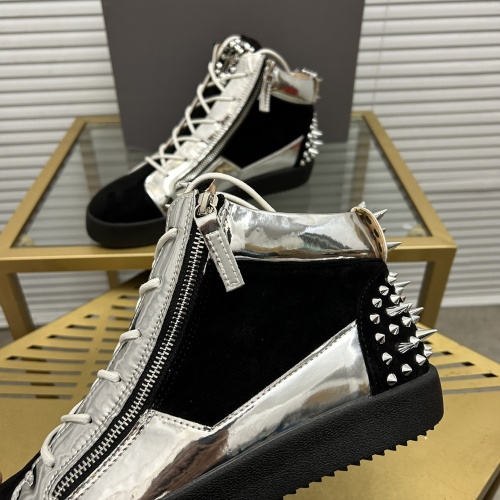 Replica Giuseppe Zanotti High Tops Shoes For Men #1196112 $102.00 USD for Wholesale