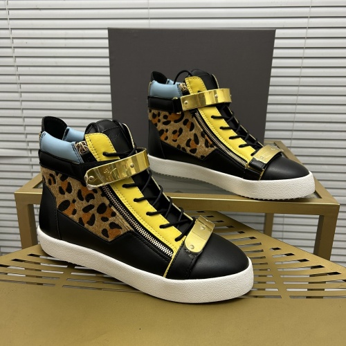 Giuseppe Zanotti High Tops Shoes For Men #1196114 $100.00 USD, Wholesale Replica Giuseppe Zanotti High Tops Shoes