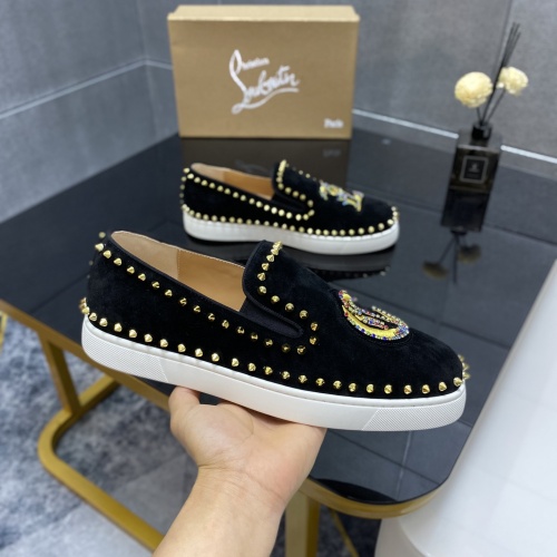 Replica Christian Louboutin Casual Shoes For Men #1196116 $85.00 USD for Wholesale