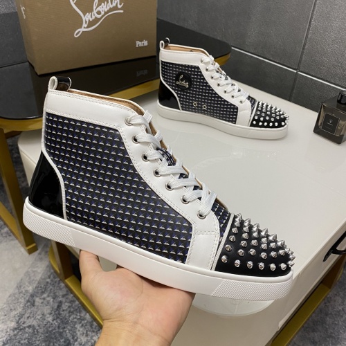 Replica Christian Louboutin High Top Shoes For Men #1196119 $98.00 USD for Wholesale