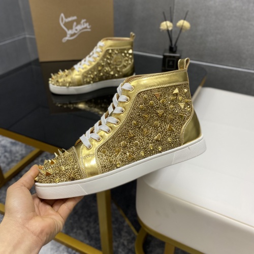 Replica Christian Louboutin High Top Shoes For Women #1196122 $98.00 USD for Wholesale