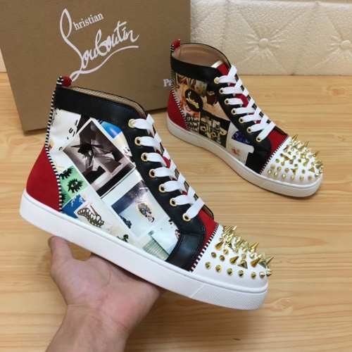 Replica Christian Louboutin High Top Shoes For Women #1196124 $92.00 USD for Wholesale