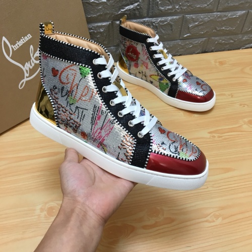 Replica Christian Louboutin High Top Shoes For Men #1196125 $92.00 USD for Wholesale