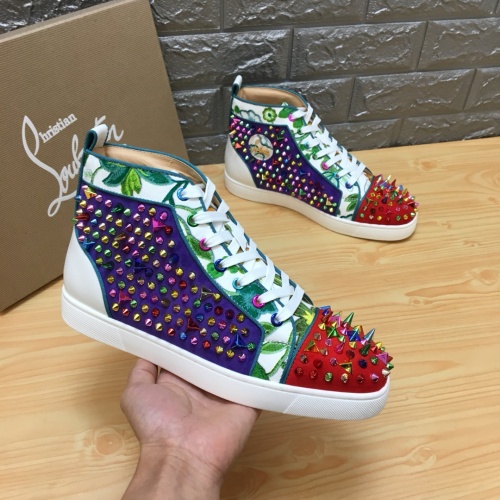 Replica Christian Louboutin High Top Shoes For Women #1196128 $92.00 USD for Wholesale