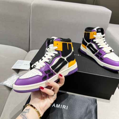 Replica Amiri High Tops Shoes For Men #1196160 $108.00 USD for Wholesale