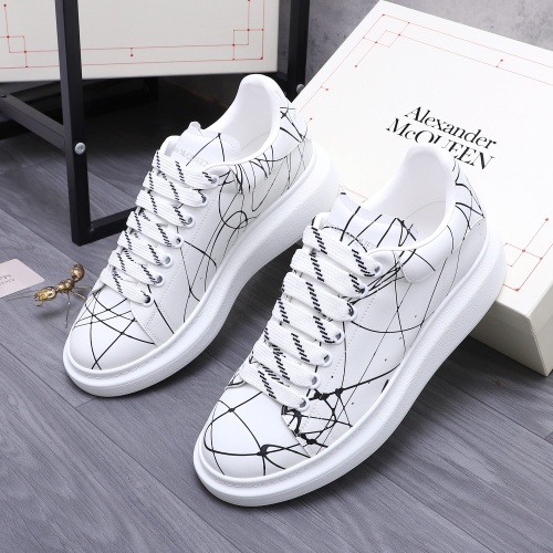 Replica Alexander McQueen Casual Shoes For Men #1196229 $76.00 USD for Wholesale