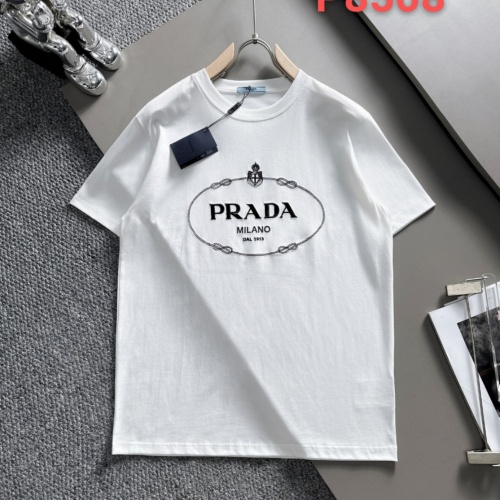 Prada T-Shirts Short Sleeved For Unisex #1196363 $45.00 USD, Wholesale Replica Prada T-Shirts