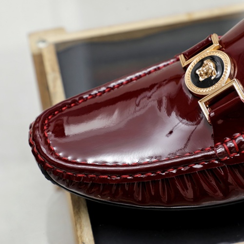 Replica Versace Leather Shoes For Men #1196381 $68.00 USD for Wholesale