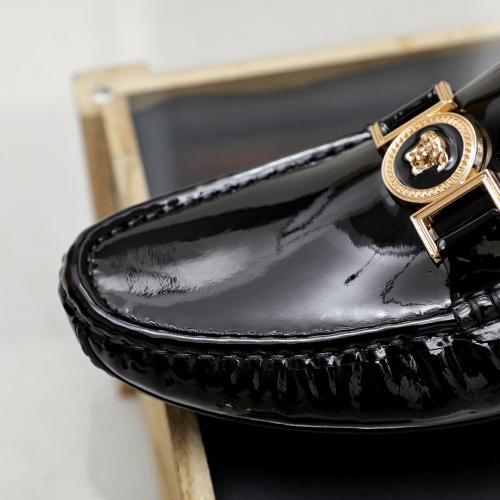 Replica Versace Leather Shoes For Men #1196382 $68.00 USD for Wholesale