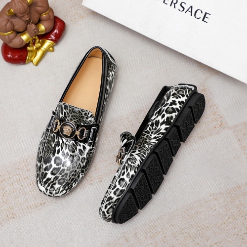 Replica Versace Leather Shoes For Men #1196384 $68.00 USD for Wholesale