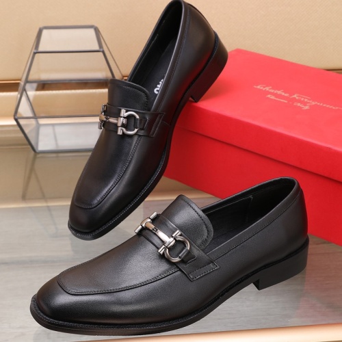 Salvatore Ferragamo Leather Shoes For Men #1196390 $92.00 USD, Wholesale Replica Salvatore Ferragamo Leather Shoes