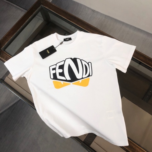 Fendi T-Shirts Short Sleeved For Unisex #1196391 $41.00 USD, Wholesale Replica Fendi T-Shirts