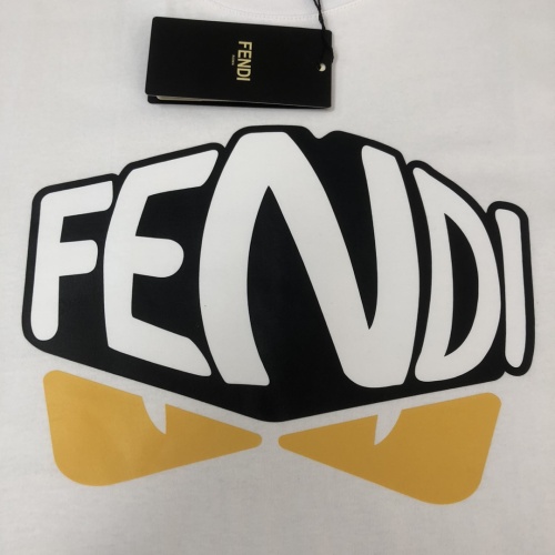 Replica Fendi T-Shirts Short Sleeved For Unisex #1196391 $41.00 USD for Wholesale