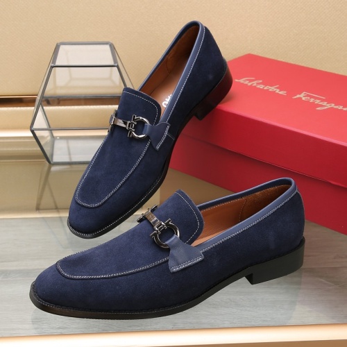 Salvatore Ferragamo Leather Shoes For Men #1196392 $92.00 USD, Wholesale Replica Salvatore Ferragamo Leather Shoes